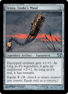 [271]【EN】【FOIL】伍堂の大槌、天鎖/Tenza, Godo's Maul【CHK】[U][茶]