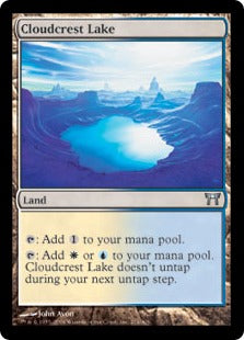 [274]【EN】【FOIL】頂雲の湖/Cloudcrest Lake【CHK】[U][土地]