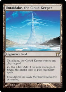 [285]【EN】【FOIL】雲を守る山、雲帯岳/Untaidake, the Cloud Keeper【CHK】[R][土地]