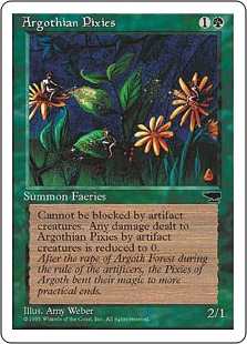 [057]【JP】アルゴスのピクシー/Argothian Pixies【CHRBB】[C][緑]