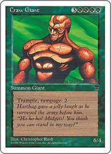 [061]【JP】大喰らいの巨人/Craw Giant【CHRBB】[U][緑]