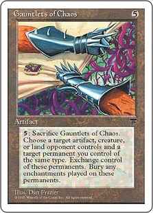 [099]【JP】混沌の篭手/Gauntlets of Chaos【CHRBB】[R][茶]