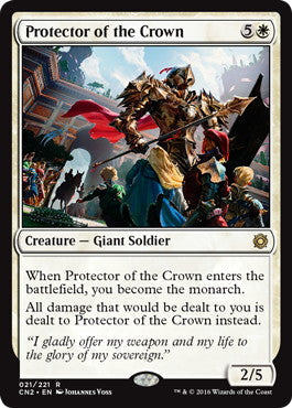 [021]【EN】王位の守護者/Protector of the Crown【CN2】[R][白]