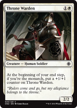 [025]【EN】玉座警備兵/Throne Warden【CN2】[C][白]