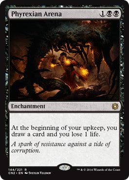 [144]【EN】ファイレクシアの闘技場/Phyrexian Arena【CN2】[R][黒]