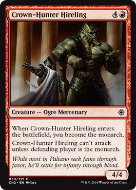 [050]【EN】王位狙いの雇われ人/Crown-Hunter Hireling【CN2】[C][赤]