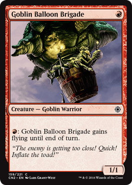 [159]【EN】ゴブリン気球部隊/Goblin Balloon Brigade【CN2】[C][赤]