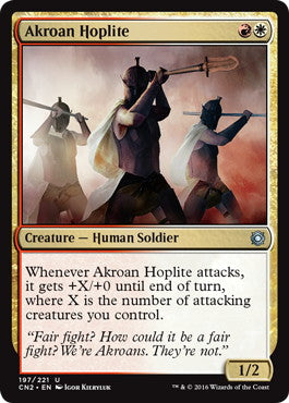 [197]【EN】アクロスの重装歩兵/Akroan Hoplite【CN2】[U][多色]