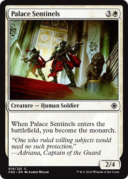 [018]【EN】【FOIL】宮殿の歩哨/Palace Sentinels【CN2】[C][白]