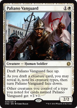 [020]【EN】【FOIL】パリアノの先兵/Paliano Vanguard【CN2】[R][白]