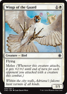 [026]【EN】【FOIL】護衛隊の翼/Wings of the Guard【CN2】[C][白]