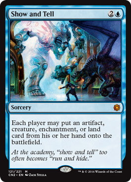 [121]【EN】【FOIL】実物提示教育/Show and Tell【CN2】[M][青]