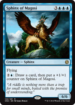 [122]【EN】【FOIL】マゴーシのスフィンクス/Sphinx of Magosi【CN2】[R][青]