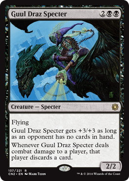 [137]【EN】【FOIL】グール・ドラズの死霊/Guul Draz Specter【CN2】[R][黒]
