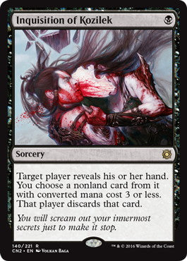 [140]【EN】【FOIL】コジレックの審問/Inquisition of Kozilek【CN2】[R][黒]