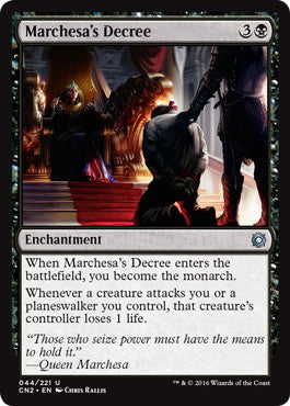 [044]【EN】【FOIL】マルチェッサの命令/Marchesa's Decree【CN2】[U][黒]