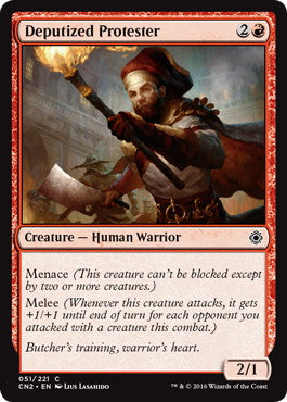 [051]【EN】【FOIL】抗議代理人/Deputized Protester【CN2】[C][赤]