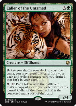 [062]【EN】【FOIL】獣性を呼ぶ者/Caller of the Untamed【CN2】[R][緑]