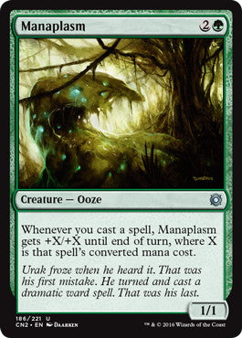 [186]【EN】【FOIL】魔力軟体/Manaplasm【CN2】[U][緑]