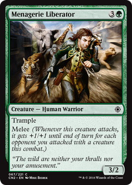 [067]【EN】【FOIL】猛獣の解放者/Menagerie Liberator【CN2】[C][緑]