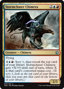 [207]【EN】【FOIL】嵐追いのキマイラ/Stormchaser Chimera【CN2】[U][多色]