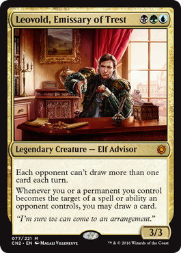 [077]【EN】【FOIL】トレストの使者、レオヴォルド/Leovold, Emissary of Trest【CN2】[M][多色]