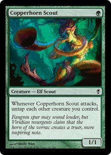 [160]【EN】銅角笛の斥候/Copperhorn Scout【CNS】[C][緑]