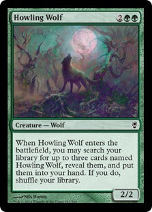 [167]【EN】遠吠えする狼/Howling Wolf【CNS】[C][緑]