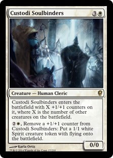 [017]【EN】【FOIL】カストーディの霊魂縛り/Custodi Soulbinders【CNS】[R][白]