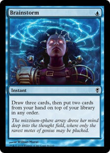 [091]【EN】【FOIL】渦まく知識/Brainstorm【CNS】[C][青]