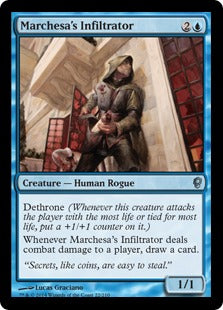 [022]【EN】【FOIL】マルチェッサの浸透者/Marchesa's Infiltrator【CNS】[U][青]
