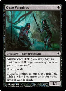 [122]【EN】【FOIL】泥地の吸血鬼/Quag Vampires【CNS】[C][黒]