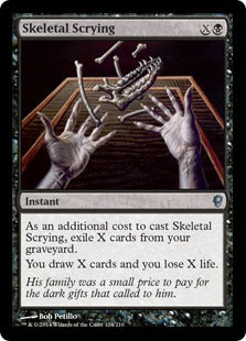 [124]【EN】【FOIL】占骨術/Skeletal Scrying【CNS】[U][黒]