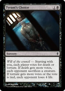 [030]【EN】【FOIL】暴君の選択/Tyrant's Choice【CNS】[C][黒]
