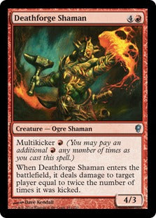 [141]【EN】【FOIL】死鍛冶のシャーマン/Deathforge Shaman【CNS】[U][赤]