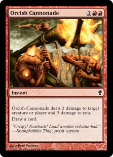 [148]【EN】【FOIL】オークの連続砲撃/Orcish Cannonade【CNS】[C][赤]