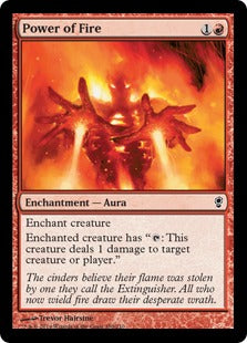 [150]【EN】【FOIL】火の力/Power of Fire【CNS】[C][赤]