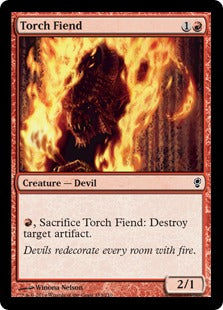 [153]【EN】【FOIL】松明の悪鬼/Torch Fiend【CNS】[C][赤]