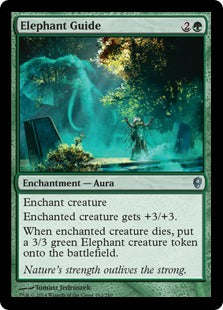 [162]【EN】【FOIL】象の導き/Elephant Guide【CNS】[U][緑]