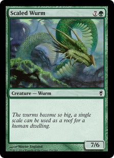 [178]【EN】【FOIL】甲鱗のワーム/Scaled Wurm【CNS】[C][緑]