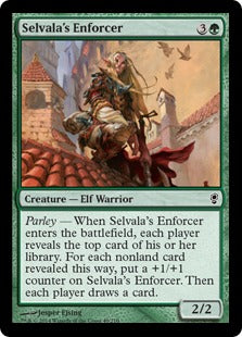 [040]【EN】【FOIL】セルヴァラの処罰者/Selvala's Enforcer【CNS】[C][緑]