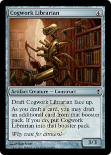 [058]【EN】【FOIL】歯車式司書/Cogwork Librarian【CNS】[C][茶]