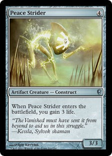 [201]【EN】【FOIL】平和の徘徊者/Peace Strider【CNS】[U][茶]