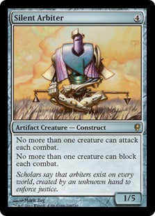 [204]【EN】【FOIL】沈黙の調停者/Silent Arbiter【CNS】[R][茶]