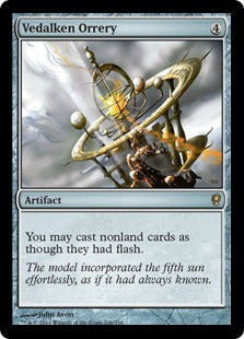 [206]【EN】【FOIL】ヴィダルケンの宇宙儀/Vedalken Orrery【CNS】[R][茶]