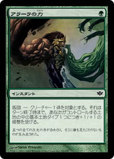 [085]【JP】【FOIL】アラーラの力/Might of Alara【CON】[C][緑]