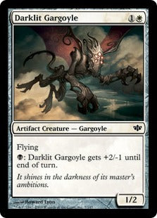 [007]【EN】【FOIL】闇光りのガーゴイル/Darklit Gargoyle【CON】[C][白]