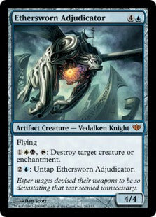[026]【EN】【FOIL】エーテル宣誓会の審判人/Ethersworn Adjudicator【CON】[M][青]