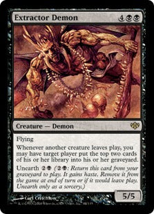 [044]【EN】【FOIL】絞り取る悪魔/Extractor Demon【CON】[R][黒]