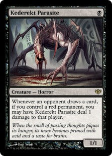 [048]【EN】【FOIL】ケデレクトの寄生魔/Kederekt Parasite【CON】[R][黒]